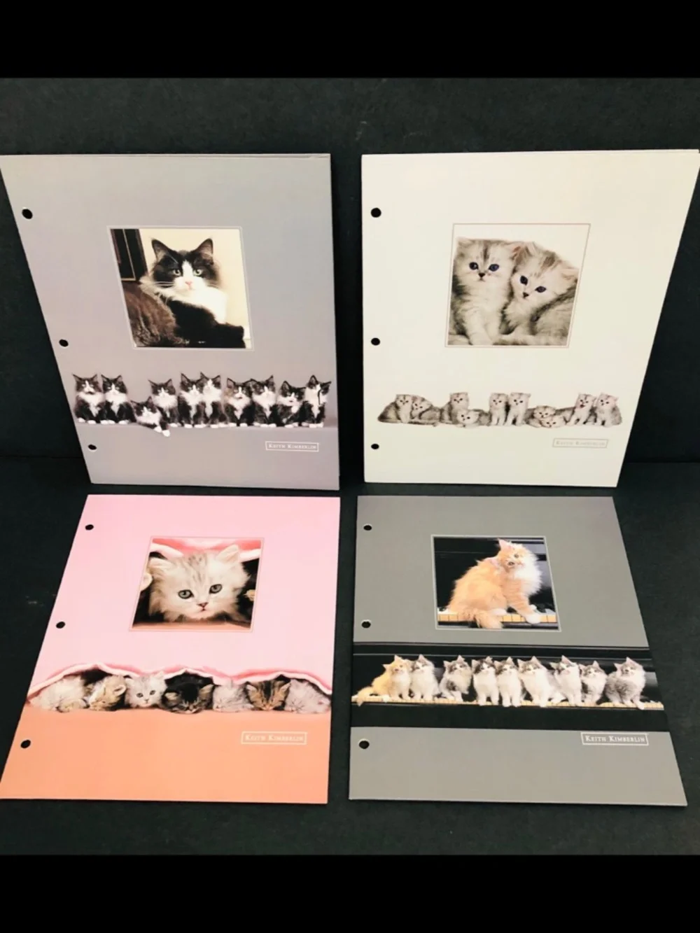 4 NEW Class Act Keith Kimberlin 2 Pocket Paper Portfolio Folders